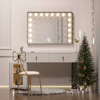 Keonjinn LED Makeup Hollywood Vanity Mirror with 15/18 LED Lights