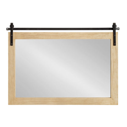 Kate and Laurel Cates Rustic Rectangular Wall Mirror
