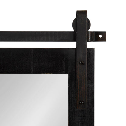 Kate and Laurel Cates Rustic Rectangular Wall Mirror