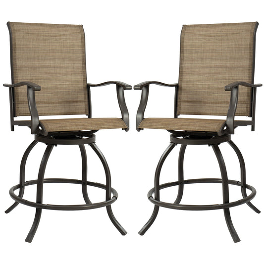 Kozyard Isabella High Swivel Bar Stools/Chair Set