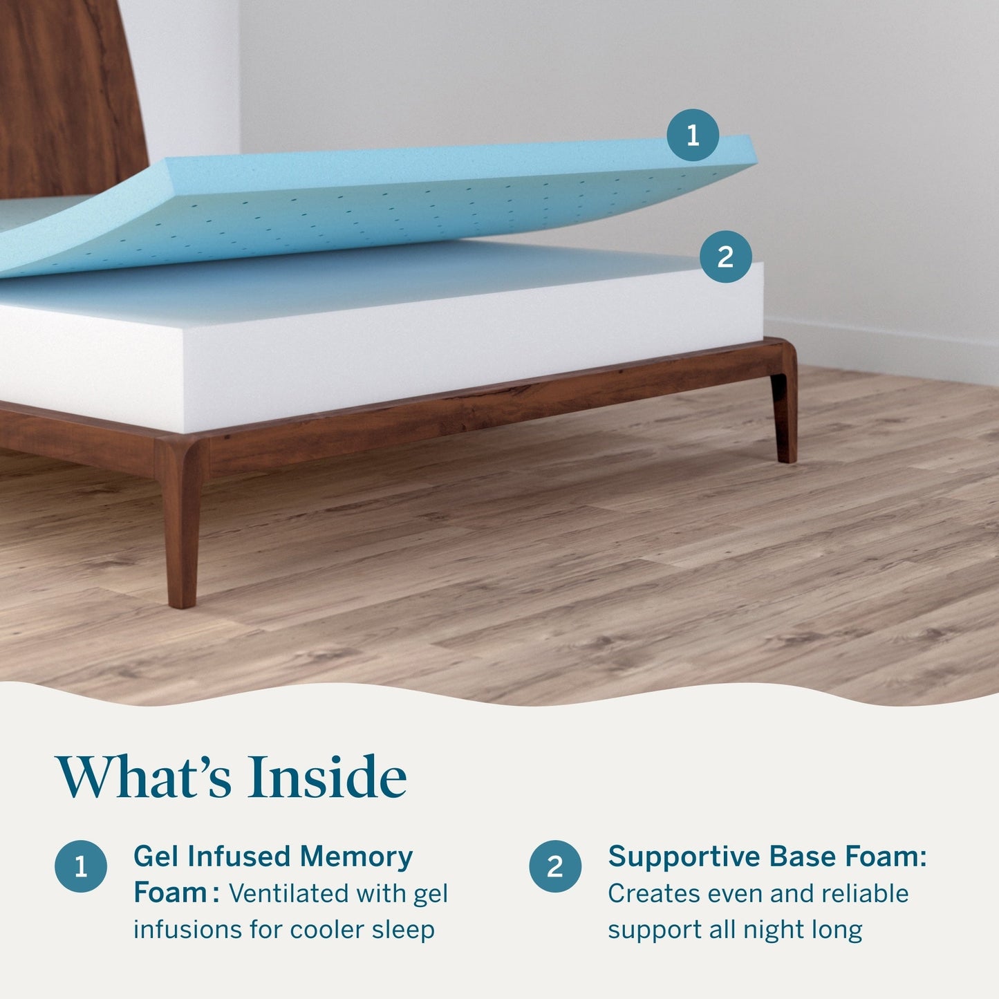Lucid 10-inch Luxury Gel Memory Foam Mattress