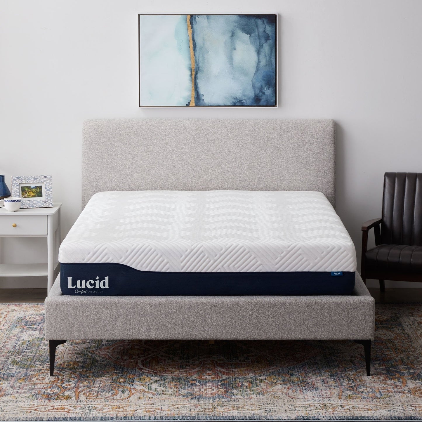 Lucid 12-inch Gel and Aloe Vera Hybrid Mattress