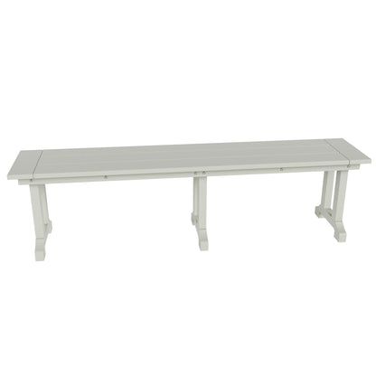 Polytrends Laguna Hdpe All Weather Outdoor Patio 65 Bench