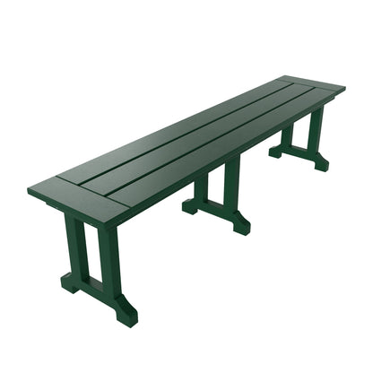 Polytrends Laguna Hdpe All Weather Outdoor Patio 65 Bench