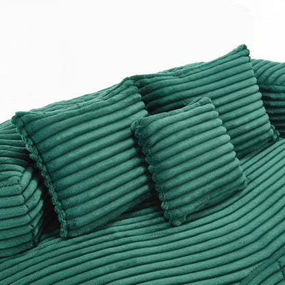 Lazy Sofa Durable Comfort Lounger High Back Bean Bag Chair Couch for Adults and Kids - 2 Seat