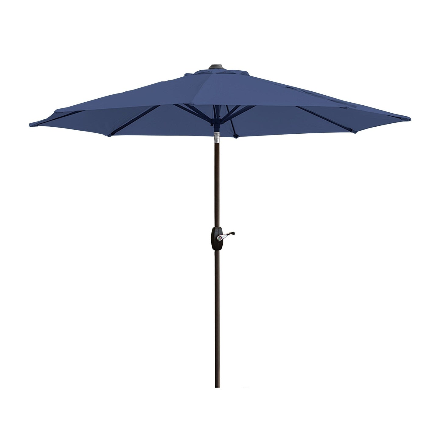 Lopes 9-foot Patio Umbrella with Bronze Finish Base Weight Stand Included