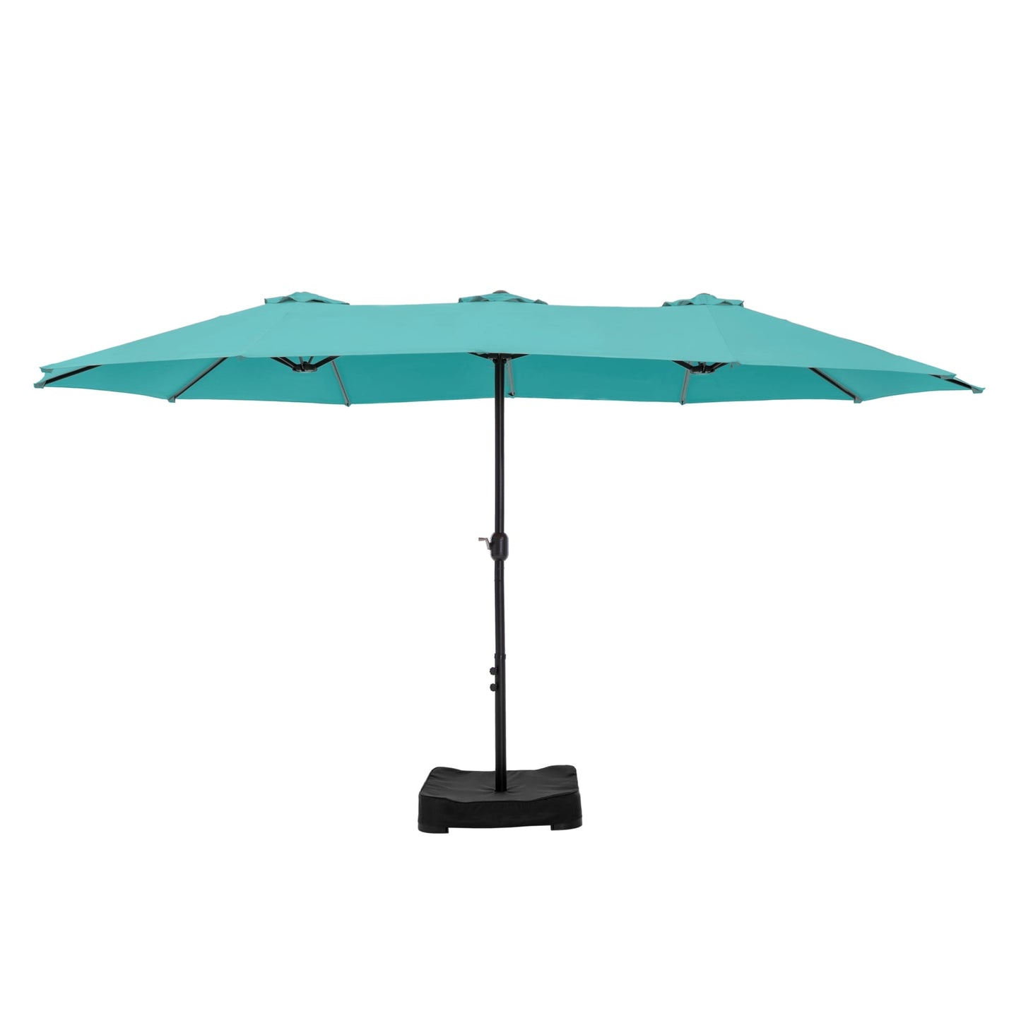 MAISON ARTS 15ft Double-Sided Patio Extra Large Twin Umbrella with Base Included