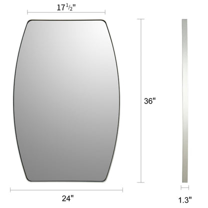 MacLuu Oblong Metal Wall Mirror
