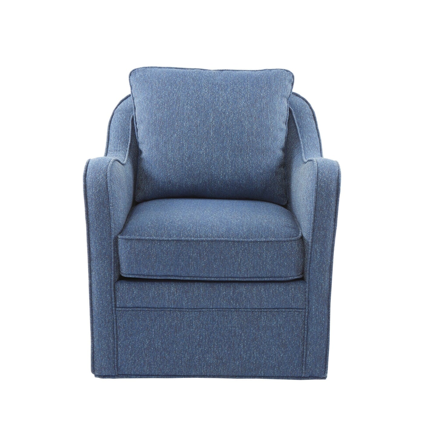 Madison Park Betty Upholstered Swivel Curved Armchair