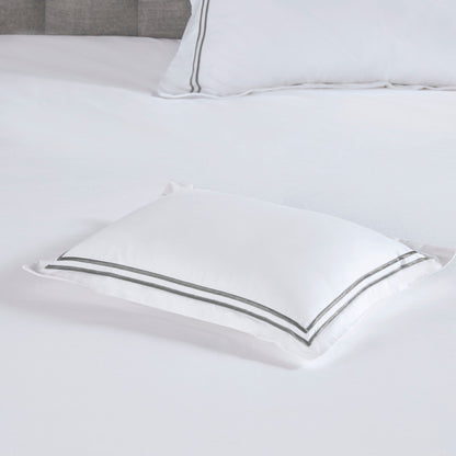 Madison Park Signature 500 Thread Count Luxury Collection 100% Cotton Sateen Embroidered Duvet Cover Set