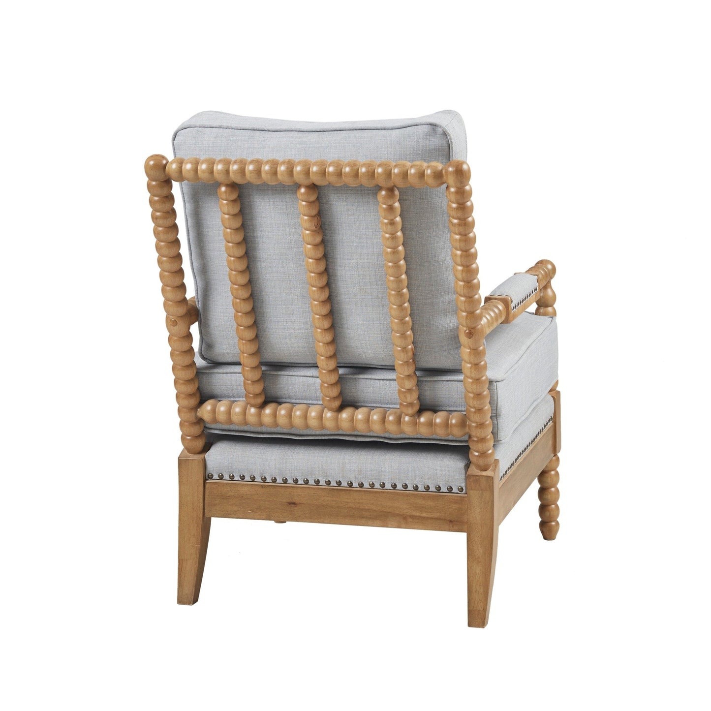 Madison Park Donohue Turned Wood Frame Armchair