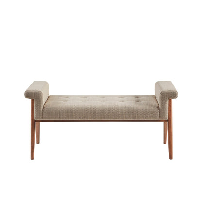 Mason Tan Accent Bench by INK+IVY