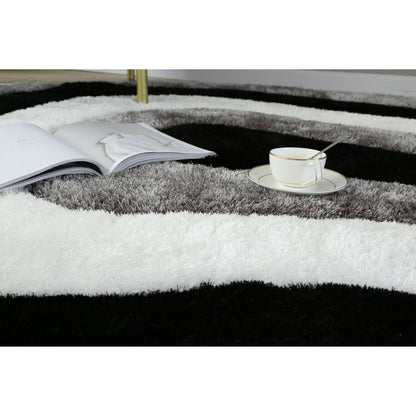 Mateos Shag Abstract Designed Area Rug