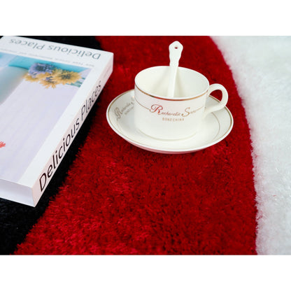 Mateos Shag Abstract Designed Area Rug