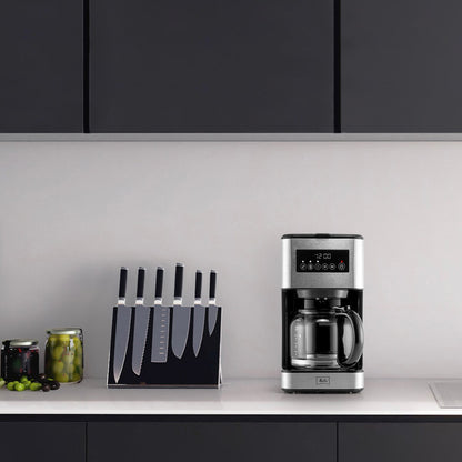 Melitta Aroma Tocco Plus 12-cup Hot and Iced Drip Coffee Maker with Glass Carafe and Touch Control Display