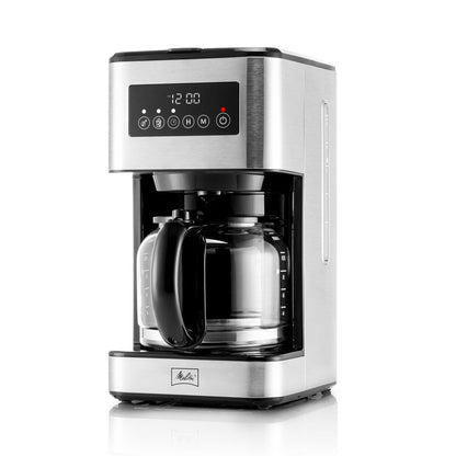 Melitta Aroma Tocco Plus 12-cup Hot and Iced Drip Coffee Maker with Glass Carafe and Touch Control Display