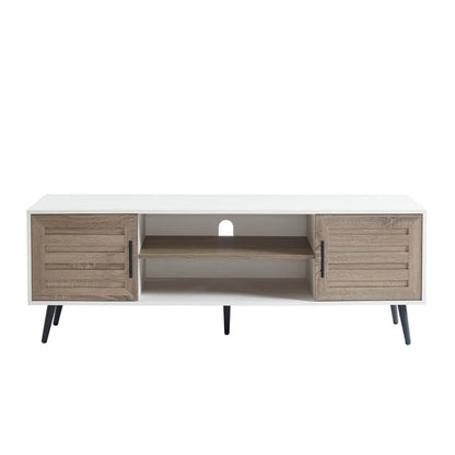 Mid-Century Modern TV Stand For TVs Up To 70 Entertainment Center Media Console - 20.5'' H X 59'' W X 15.5'' D