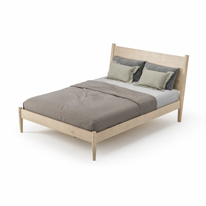 Mid-Century Panel Bed