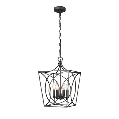 Millennium Lighting Tracy 4 Light Pendant Fixture in Multiple Finishes