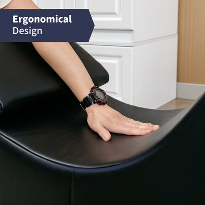 Mixoy Indoor Yoga Chair,Curved Yoga Chaise Lounge Chair for Adults Stretching Exercising Relaxing