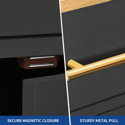 Moasis 53-inch Rolling Kitchen Island Storage Cabinet Portable Mobile Kitchen Cart