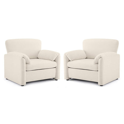 Modern Elephant Ears Armchair Accent Sofa Comfortable Seating for Living Room & Bedroom