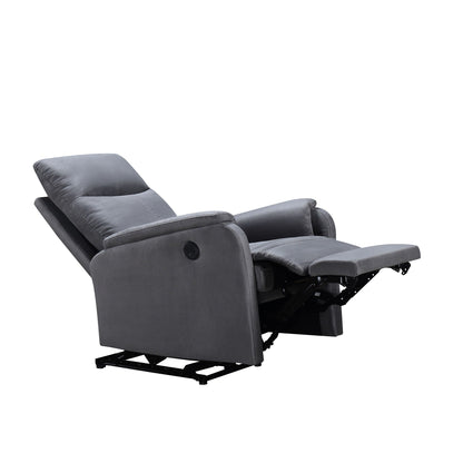 Modern Power Recliner Chair with USB, Full Head & Lumbar Support