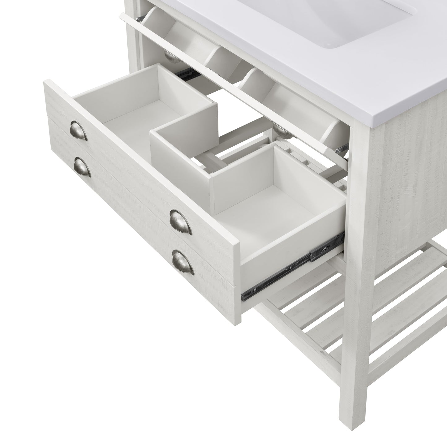 Monterey 37 Farmhouse Single Bathroom Vanity with Top