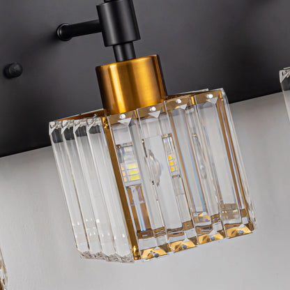 Ora Modern Dimmable Crystal Bathroom Light Fixtures Over Mirror Glam Vanity Lights