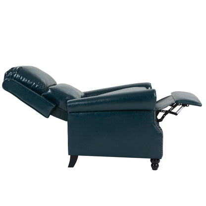Manual Pushback Recliner Chairs with Nailhead Trim