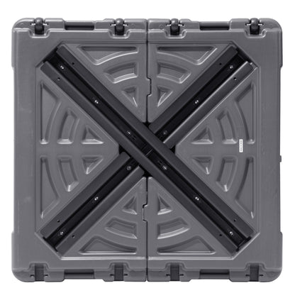 Pellebant 220 lbs Patio Cantilever Umbrella Base with Wheels - N/A