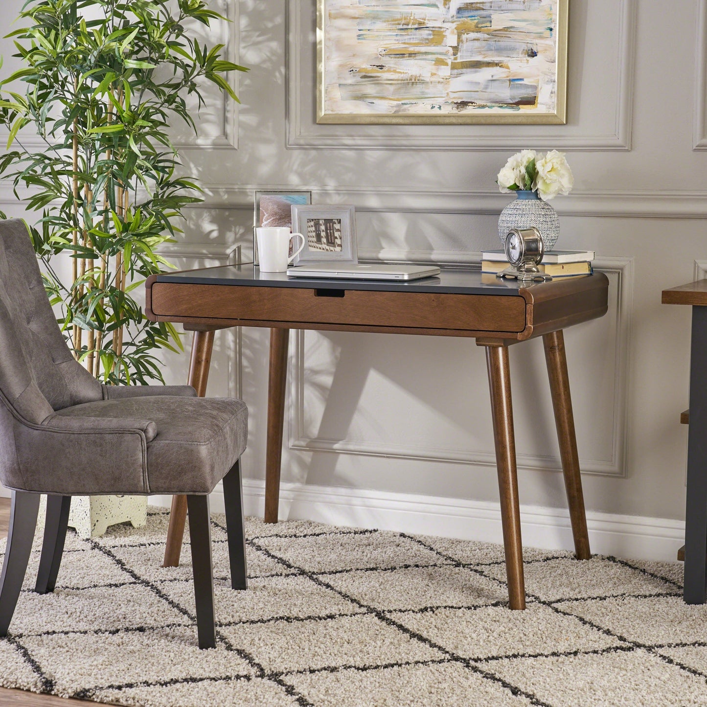 Peninah Faux Rubberwood Writing Desk by Christopher Knight Home