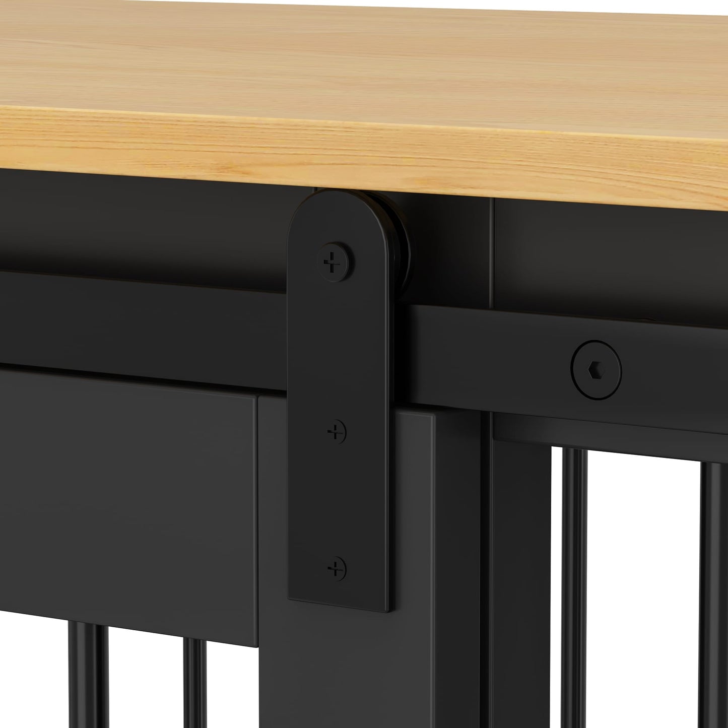 Pet Residence with Iron Tube Reinforcement Stylish & Sturdy Dog Crate