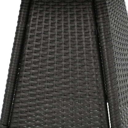 Peterson Outdoor 3-piece Wicker Bistro Set with Cushions by Christopher Knight Home