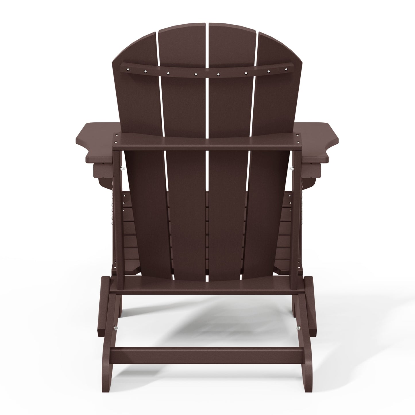 Polytrends Laguna Fade Resistant All Weather Outdoor Patio Folding Adirondack Chair