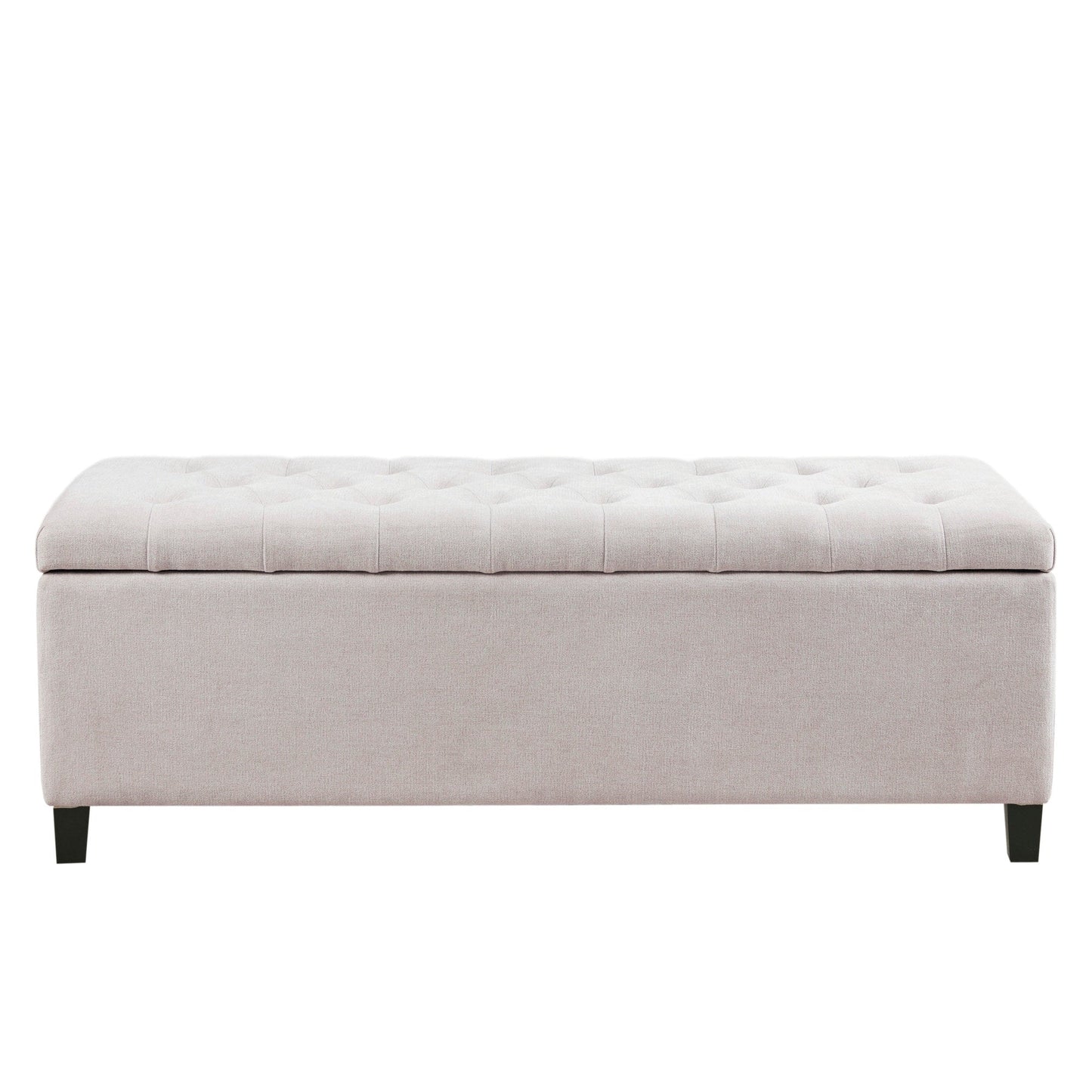 Madison Park Sasha Tufted Top Upholstered Storage Bench