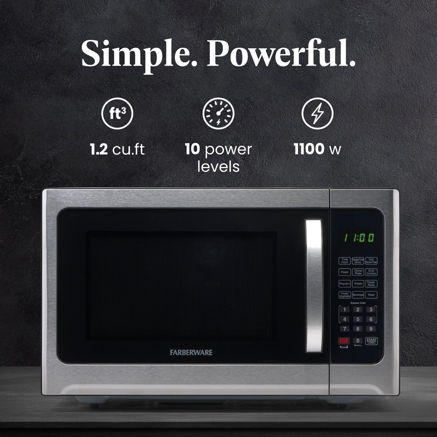 Professional 1.2 Cu.Ft. Microwave and Grill Oven