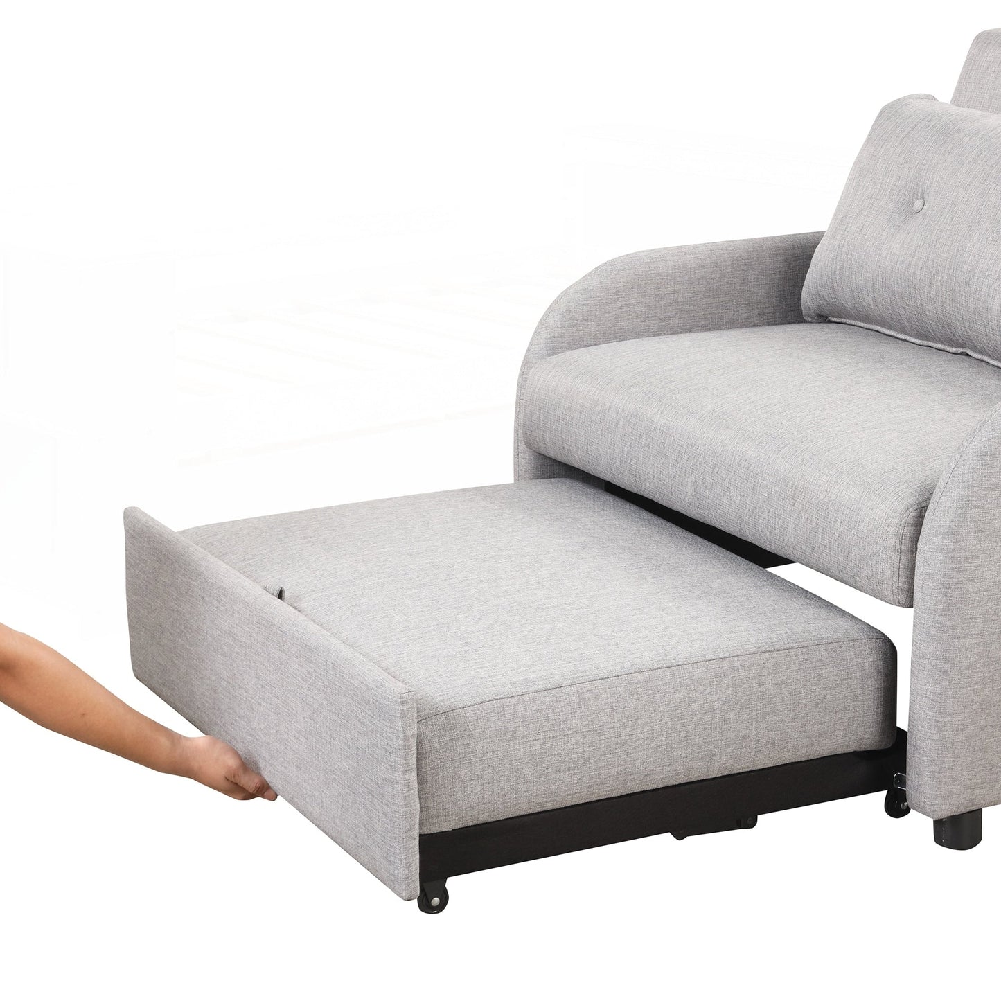 Pull Out Sofa Sleeper 3 in 1 with 2 Wing Table