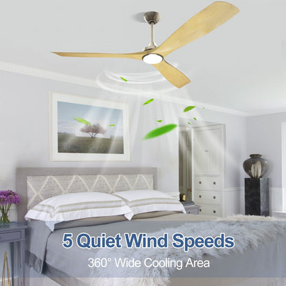 Remote Ceiling Fan with Lights Flush Mount