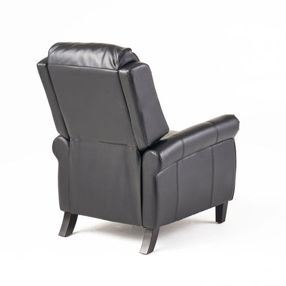 Roomfitters Ultimate Comfort PU Leather Pushback Recliner, Luxurious Recliner Chair for Living Room or Bedroom