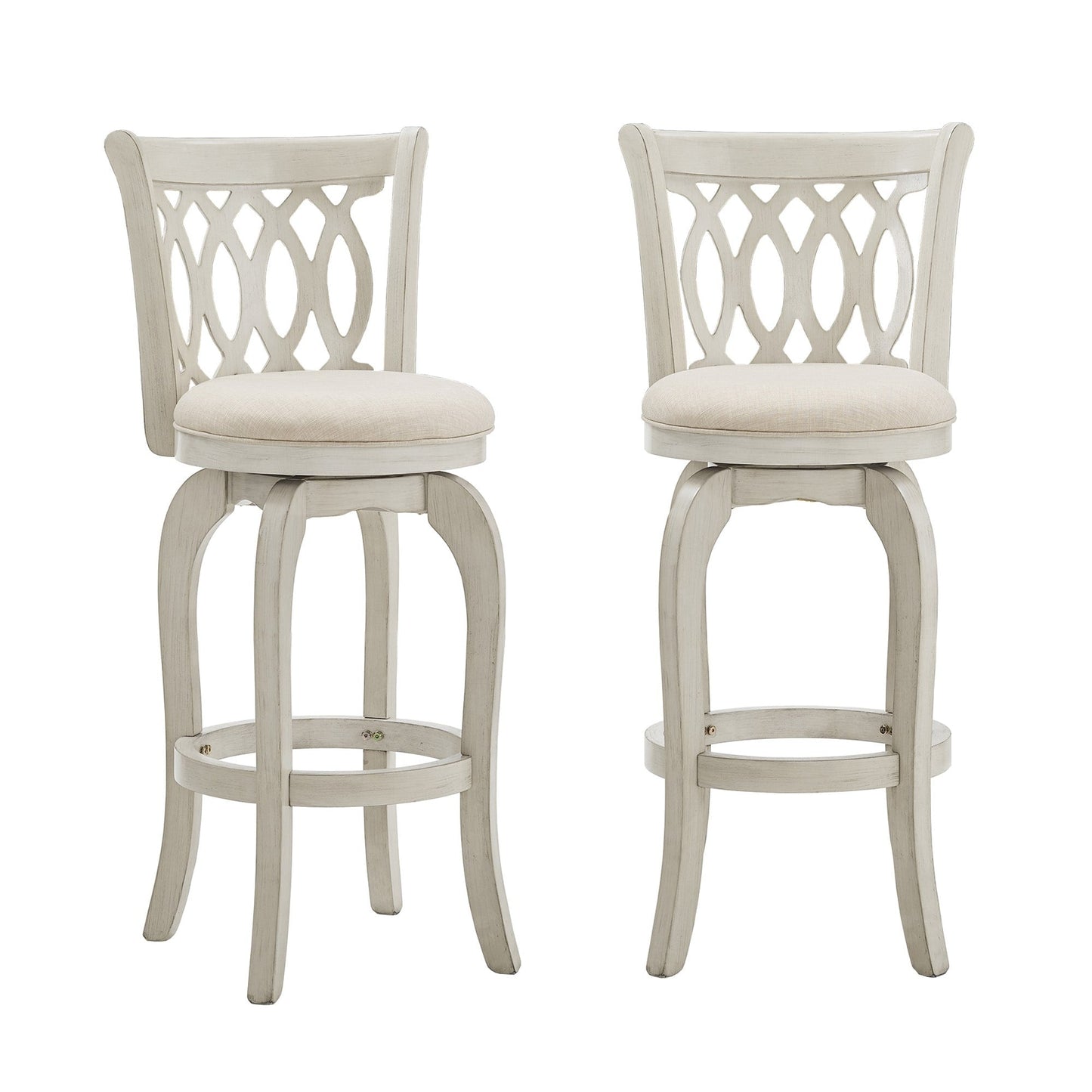 Rovinj Scroll Back Swivel Bar Stool