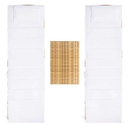 SAFAVIEH Outdoor Blaguna 3-Piece Sun Lounger Set - 83Wx20Dx24H