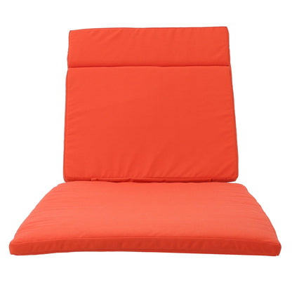 Salem Outdoor Cushion Set for Chaise Lounge - Cushions only (Set of 2) by Christopher Knight Home - 79.25L x 27.50W x 1.50H