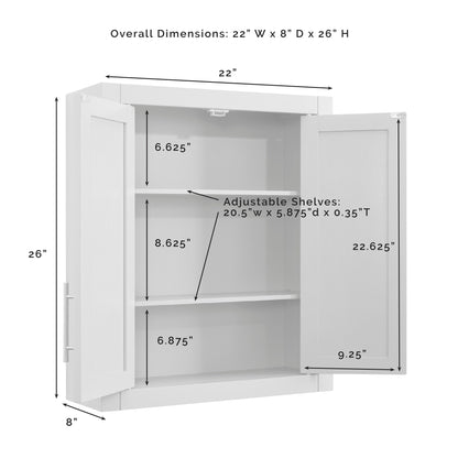 Crosley Savannah Wall Cabinet