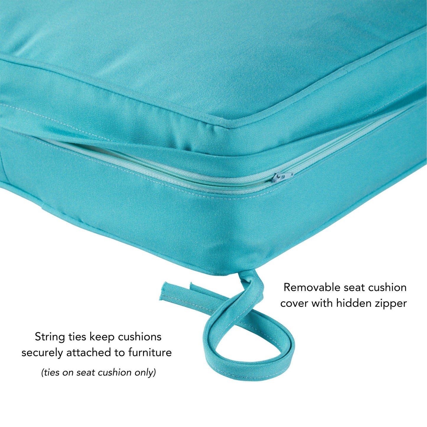 Sunbrella 2-Piece Premium Deep Seat Outdoor Cushion Set