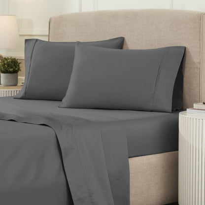 Superior Egyptian Cotton 1200 Thread Count Eco-Friendly Solid Sheet Set
