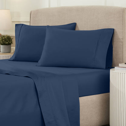 Superior Egyptian Cotton 1200 Thread Count Eco-Friendly Solid Sheet Set