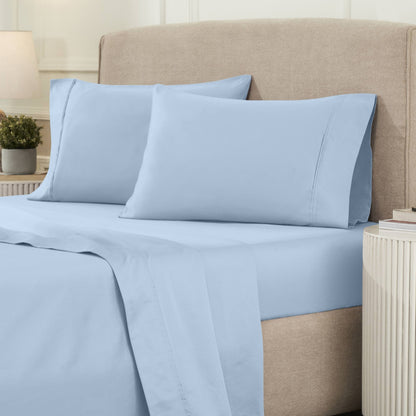 Superior Egyptian Cotton 1200 Thread Count Eco-Friendly Solid Sheet Set