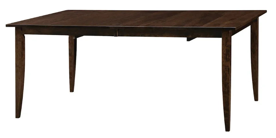 Table rectangulaire à pieds courbés