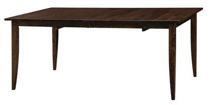 Table rectangulaire à pieds courbés